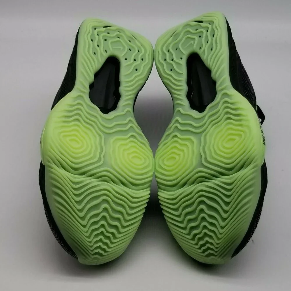Nike Air Zoom BB NXT Dangerous Mens 4.5 Black Green Basketball‎ Shoes CK5707-001